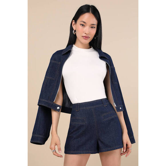 Lulus High-waisted Shorts - Picture 1 of 9